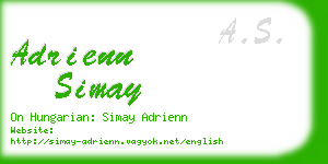 adrienn simay business card